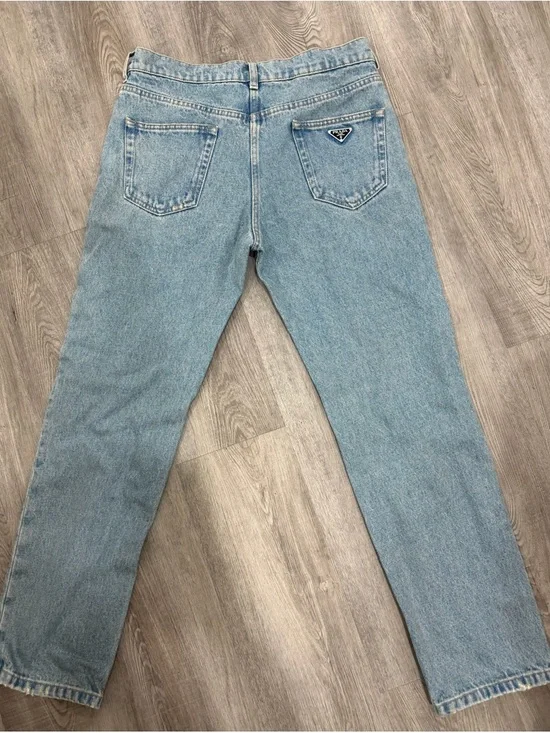 Prada Women’s Light Blue Straight-Leg Jeans - Picture 4 of 6